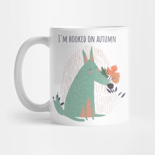 I'm Hooked on Autumn Mug